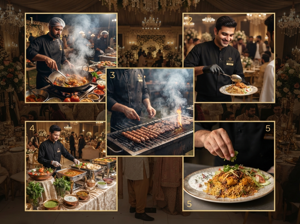 Noor Food & Catering Center catering service setup for events